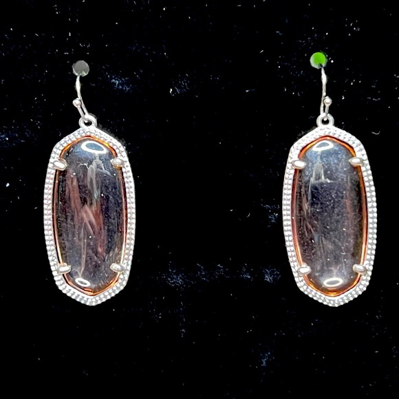 Kendra Scott Danielle Rayne Peach Cats Eye - Picture 3 of 4